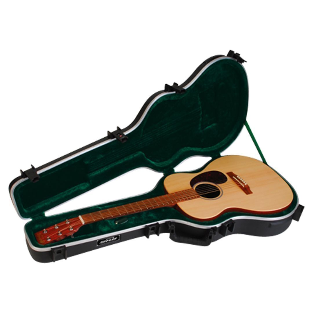 SKB 1SKB-000 000 Size Acoustic Shaped Hardshell - TSA Latch, Over-Molded Handle