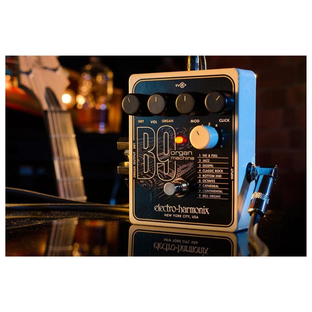 Electro-Harmonix B9 Organ Machine Effects Pedal W/Power Supply
