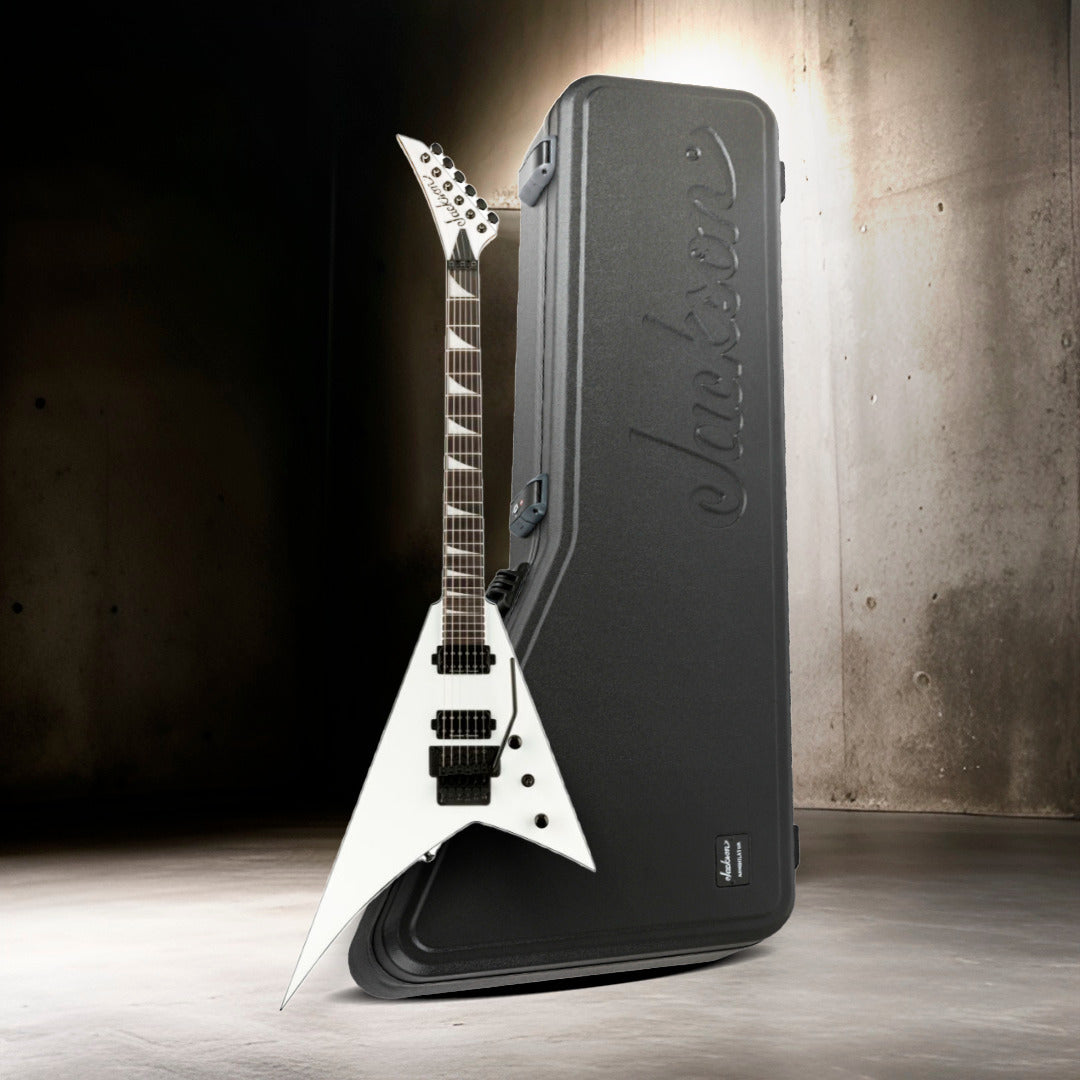 Jackson Pro Plus Series Rhoads RR24 Electric Guitar (Snow White) Bundle