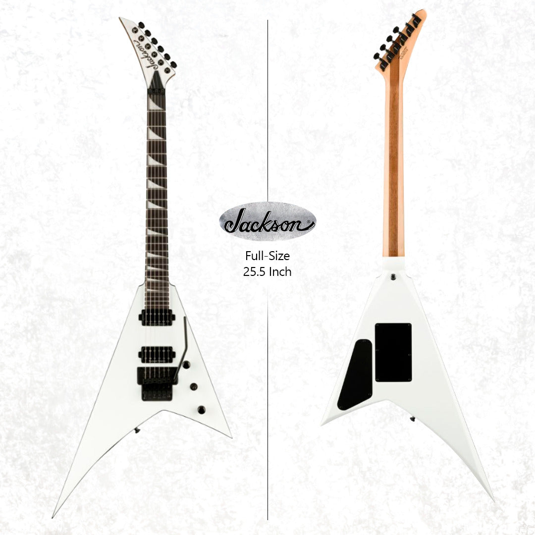 Jackson Pro Plus Series Rhoads RR24 Electric Guitar (Snow White) Bundle