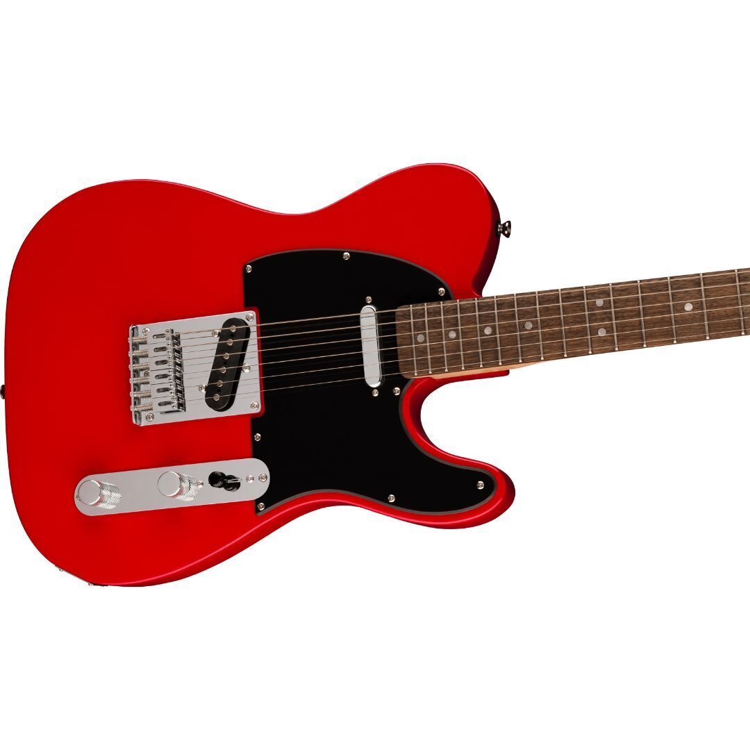 Squier Sonic Telecaster, Laurel Fingerboard, Black Pickguard, Torino Red