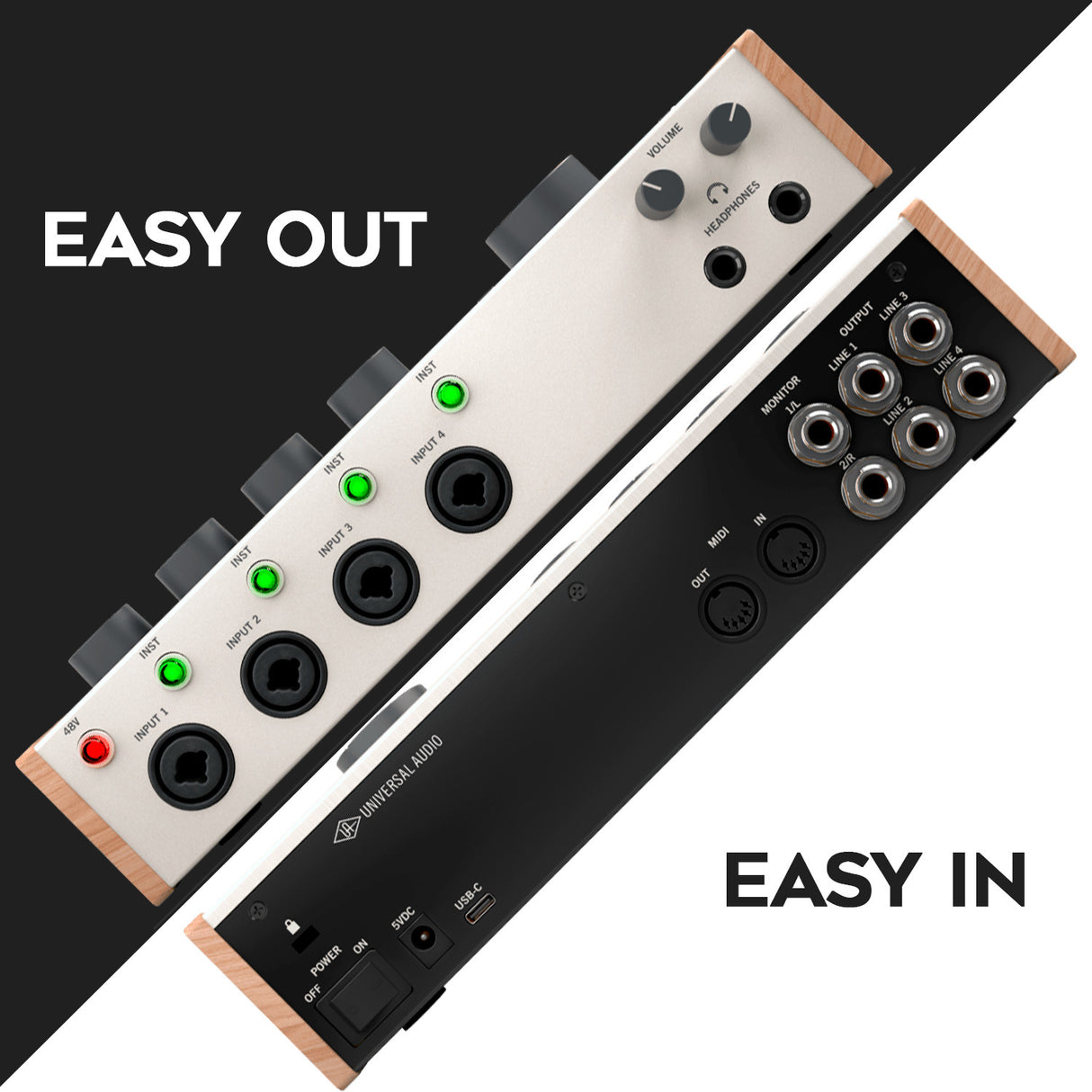 Universal Audio VOLT-476P USB Audio Interface with Headphones, and Accessories