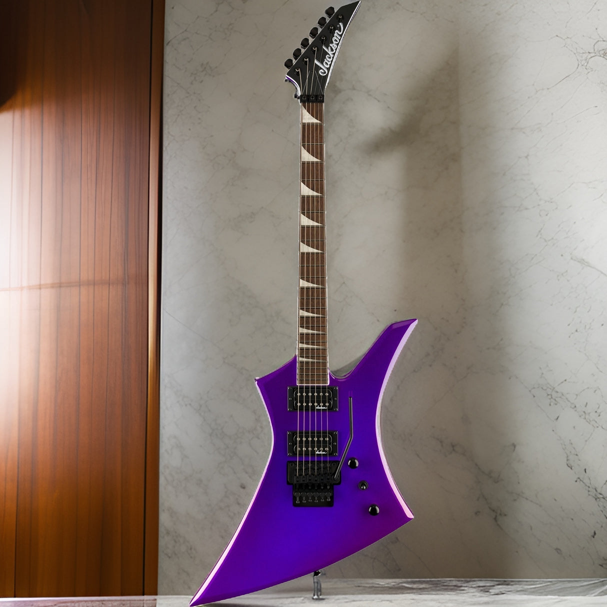 Jackson X Series Kelly KEX Electric Guitar (Deep Purple Metallic) Bundle