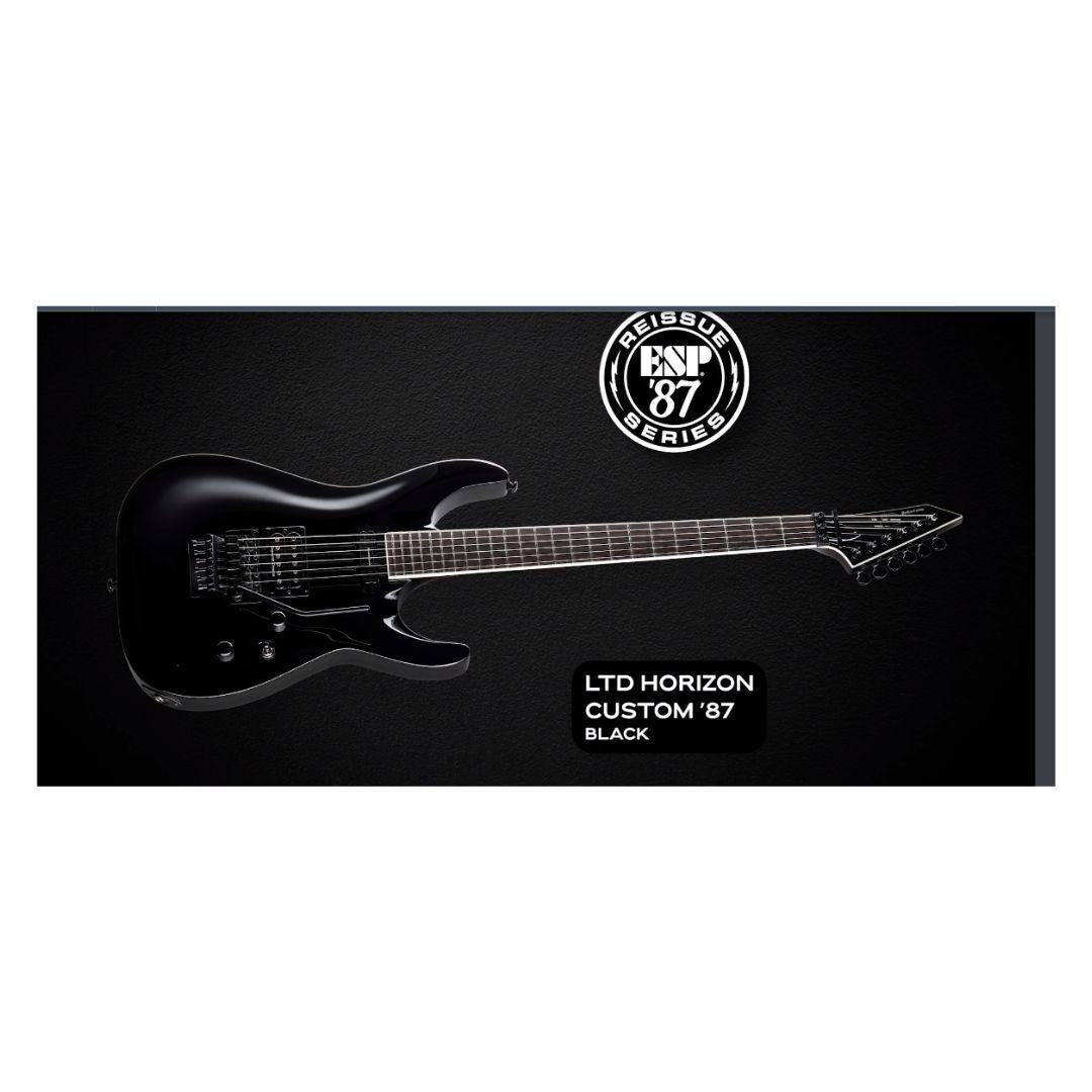 ESP LTD Horizon Custom 87 Electric Guitar, Black