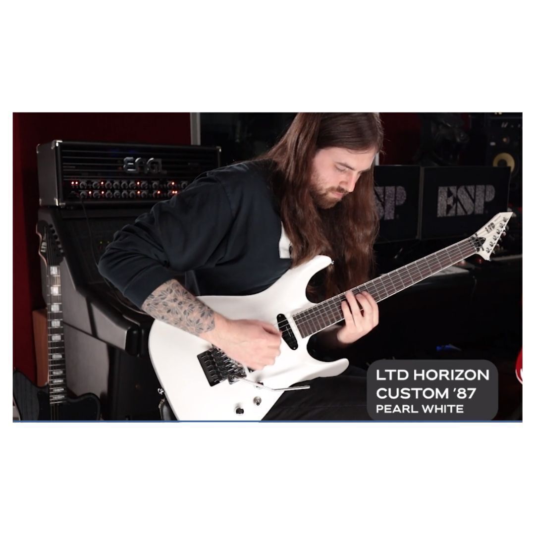 ESP LTD Horizon Custom 87 Electric Guitar, Pearl White (Open Box)