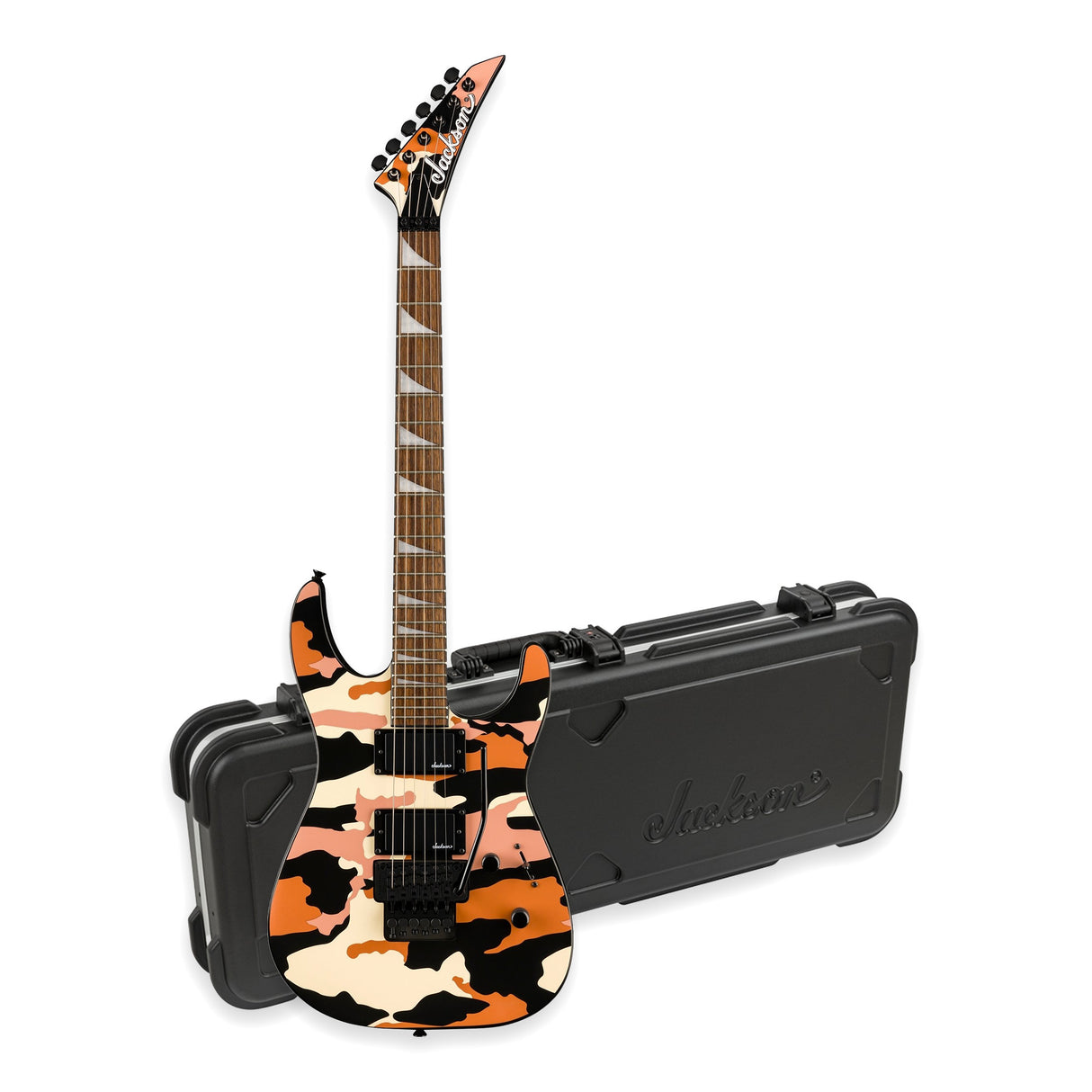 Jackson X Series Soloist SLX DX Electric Guitar (Butterscotch Camo) Bundle