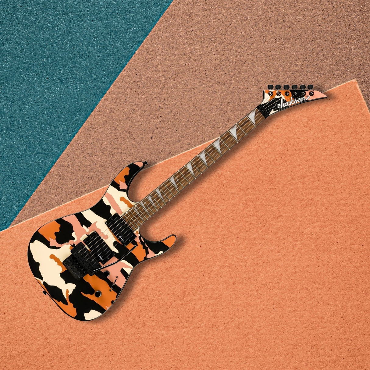 Jackson X Series Soloist SLX DX Electric Guitar (Butterscotch Camo) Bundle