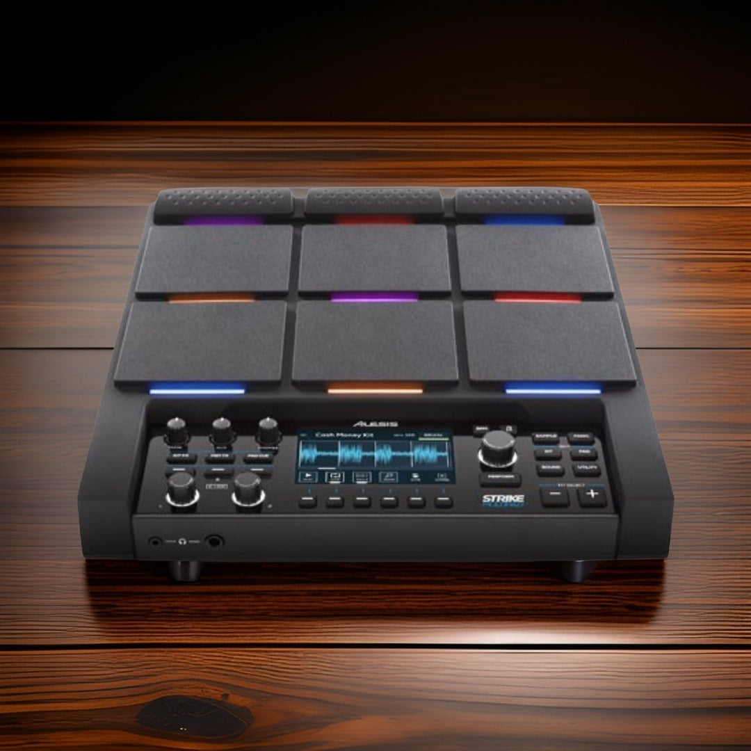 Alesis Strike MultiPad Percussion Pad with SKB iSeries Case and Drumsticks