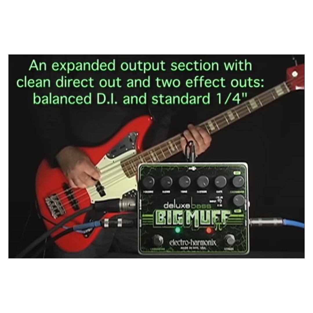 Electro-Harmonix Deluxe Bass Big Muff Pi Fuzz Pedal For Bass