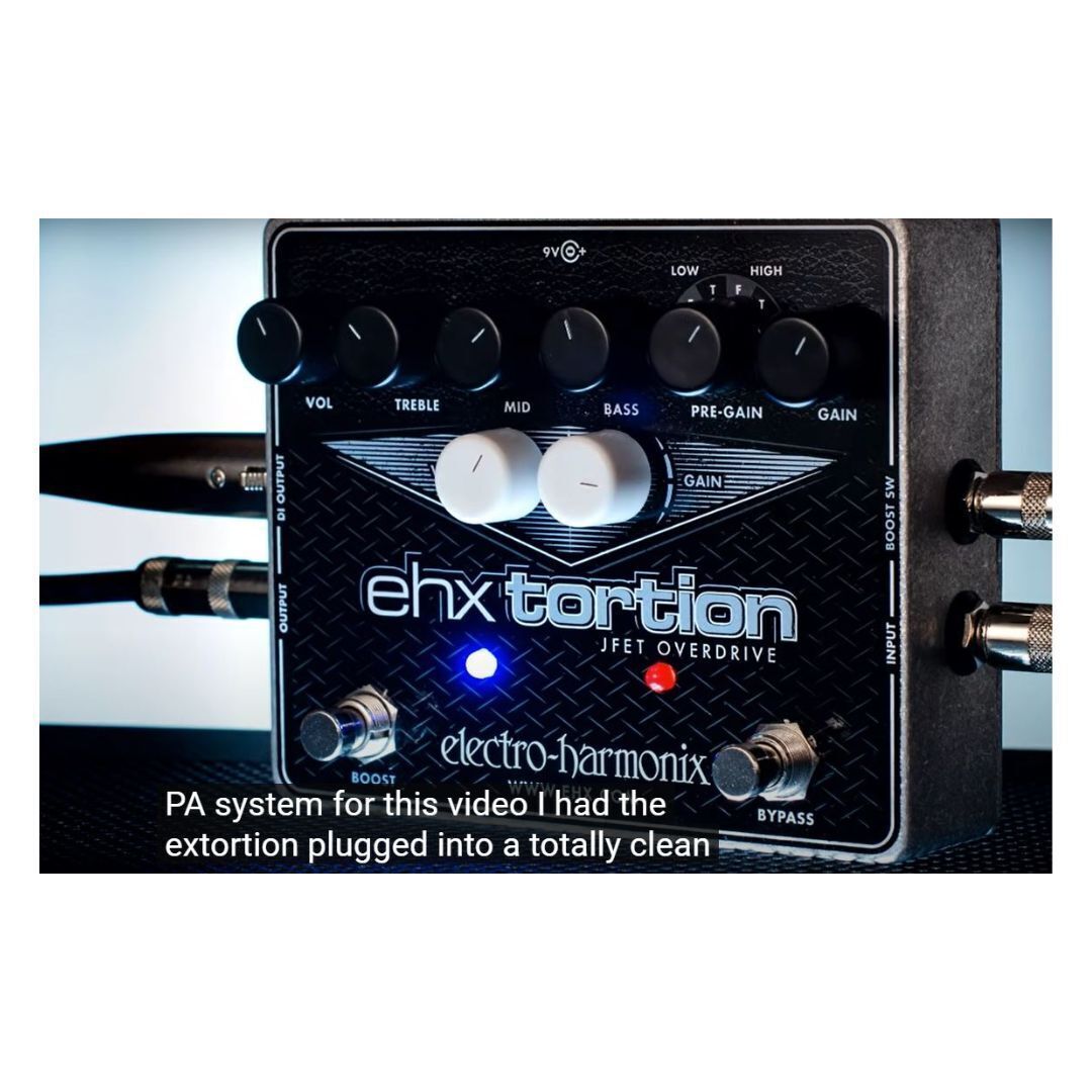 Electro-Harmonix Ehx Tortion Jfet Overdrive Guitar Effects Pedal