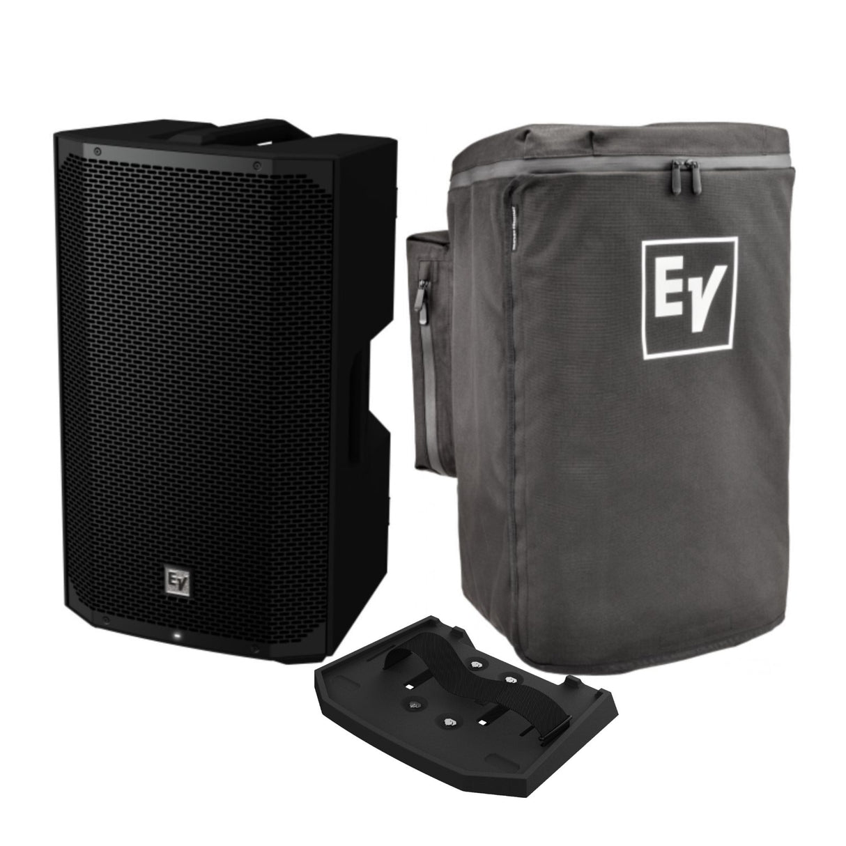 Electro Voice EVERSE 12 12-Inch Battery Powered Speaker (Black) Bundle