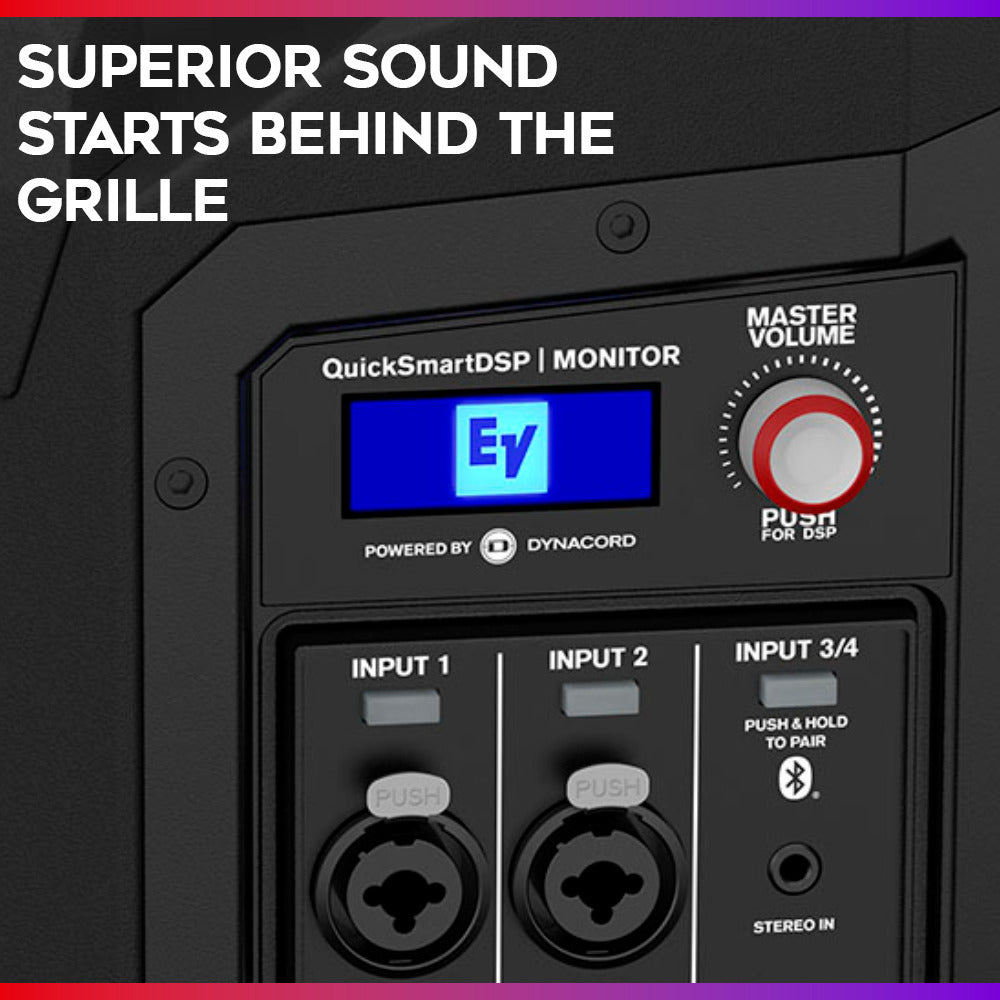 Electro Voice EVERSE 12 12-Inch Battery Powered Speaker (Black) Bundle