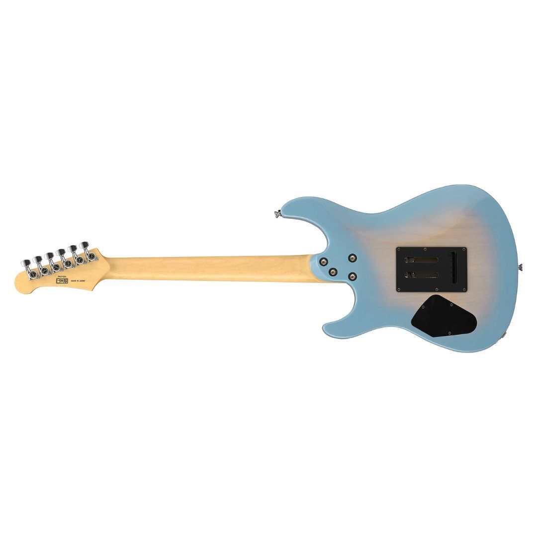 Yamaha Pacifica Professional 6 String Solid-Body Guitar, Peach Blue Burst