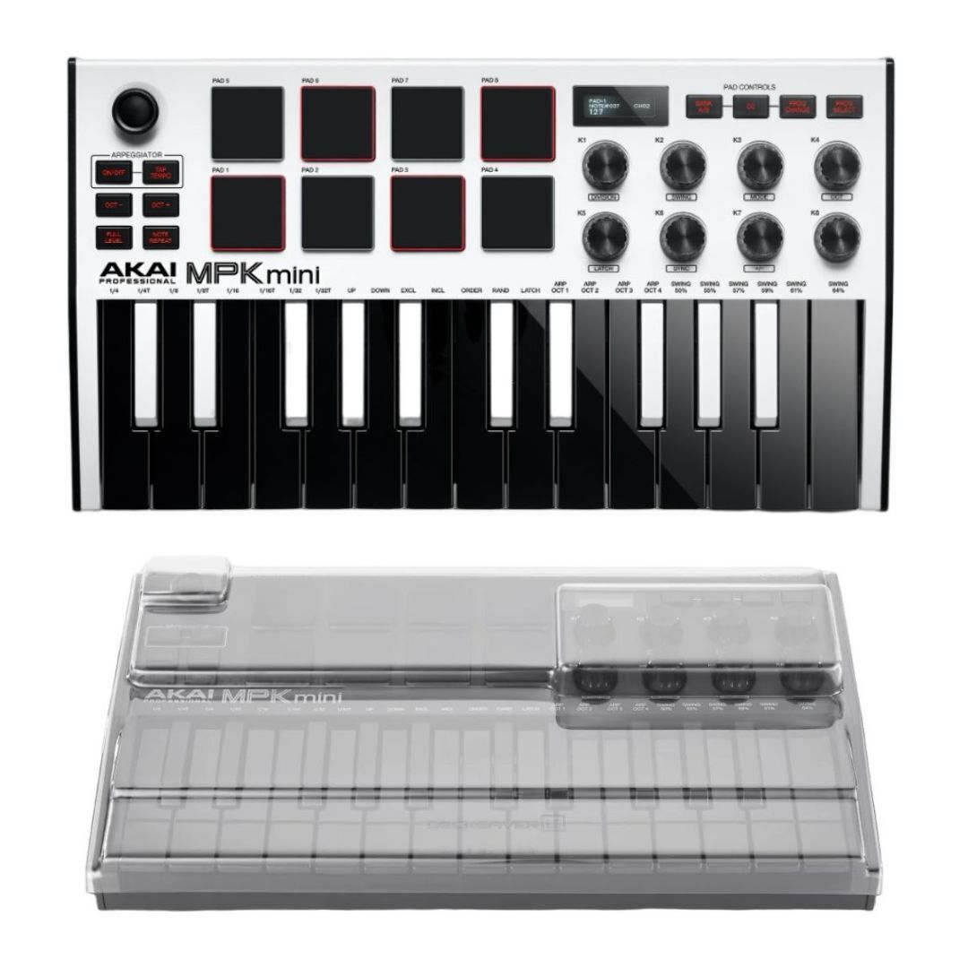 Akai Professional MPK Mini MK III 25-key MIDI Keyboard Controller (White)