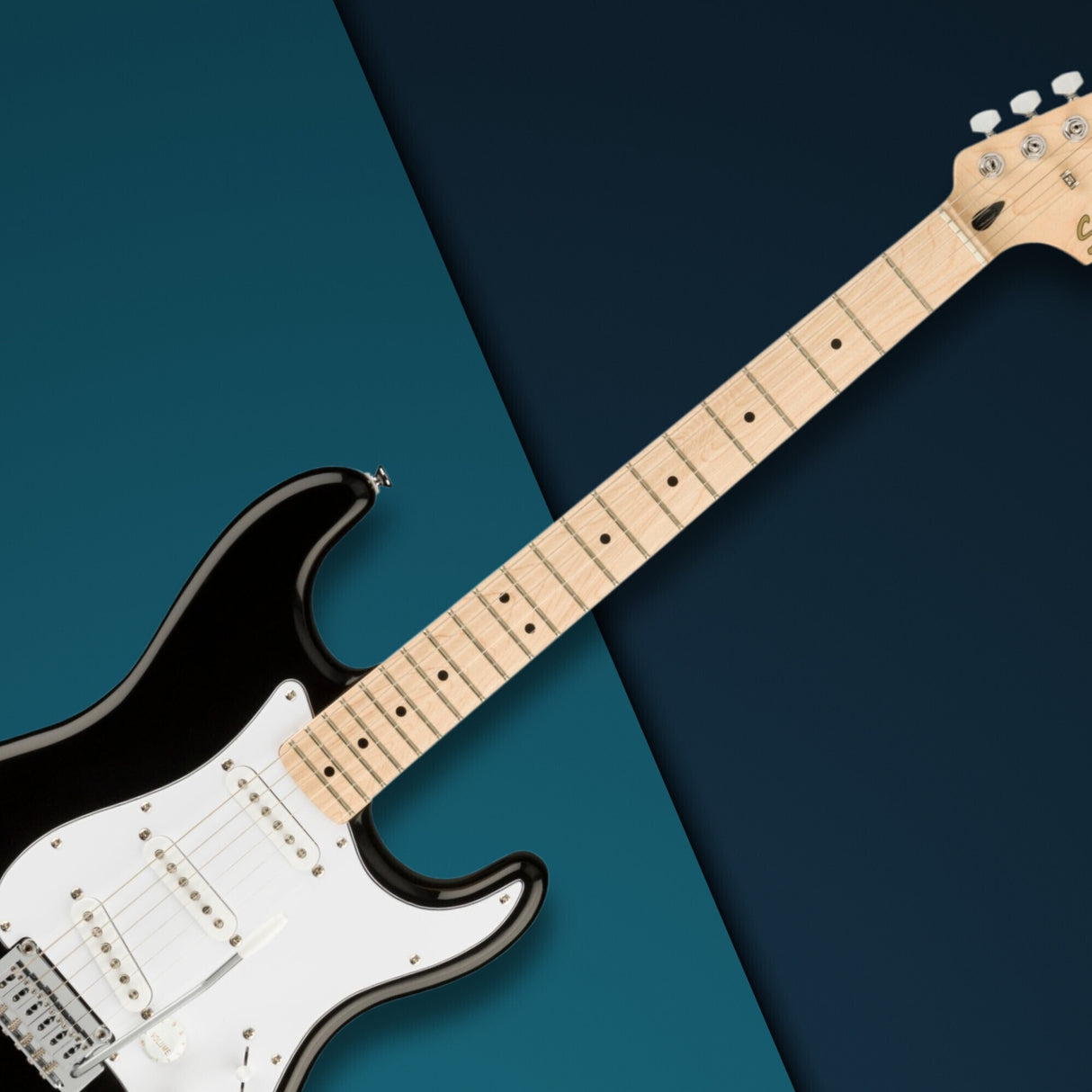Squier Affinity Series Stratocaster Electric Guitar (Black) Bundle