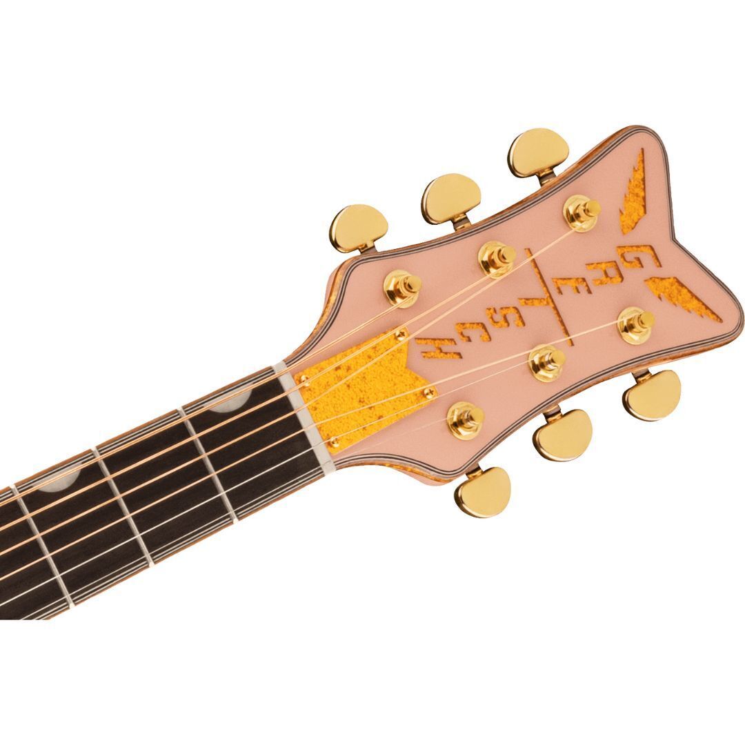 Gretsch G5021E Rancher Penguin Parlor Acoustic-Electric Guitar, Shell Pink