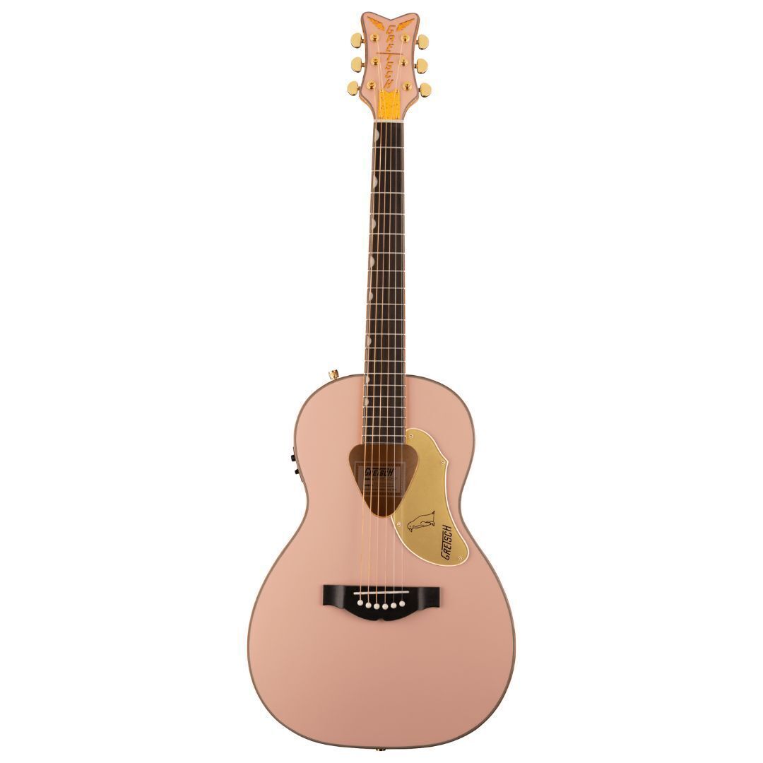 Gretsch G5021E Rancher Penguin Parlor Acoustic-Electric Guitar, Shell Pink