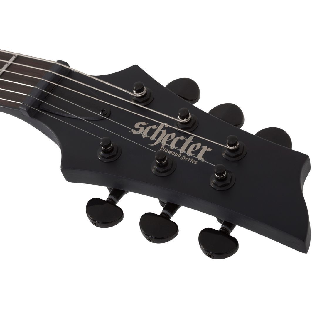 Schecter PT Black Ops Electric Guitar (Satin Black Open Pore)
