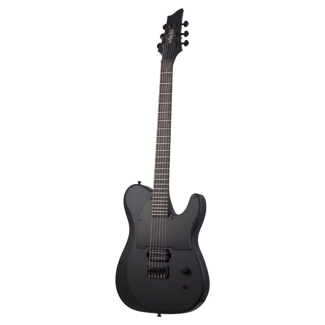 Schecter PT Black Ops Electric Guitar (Satin Black Open Pore)