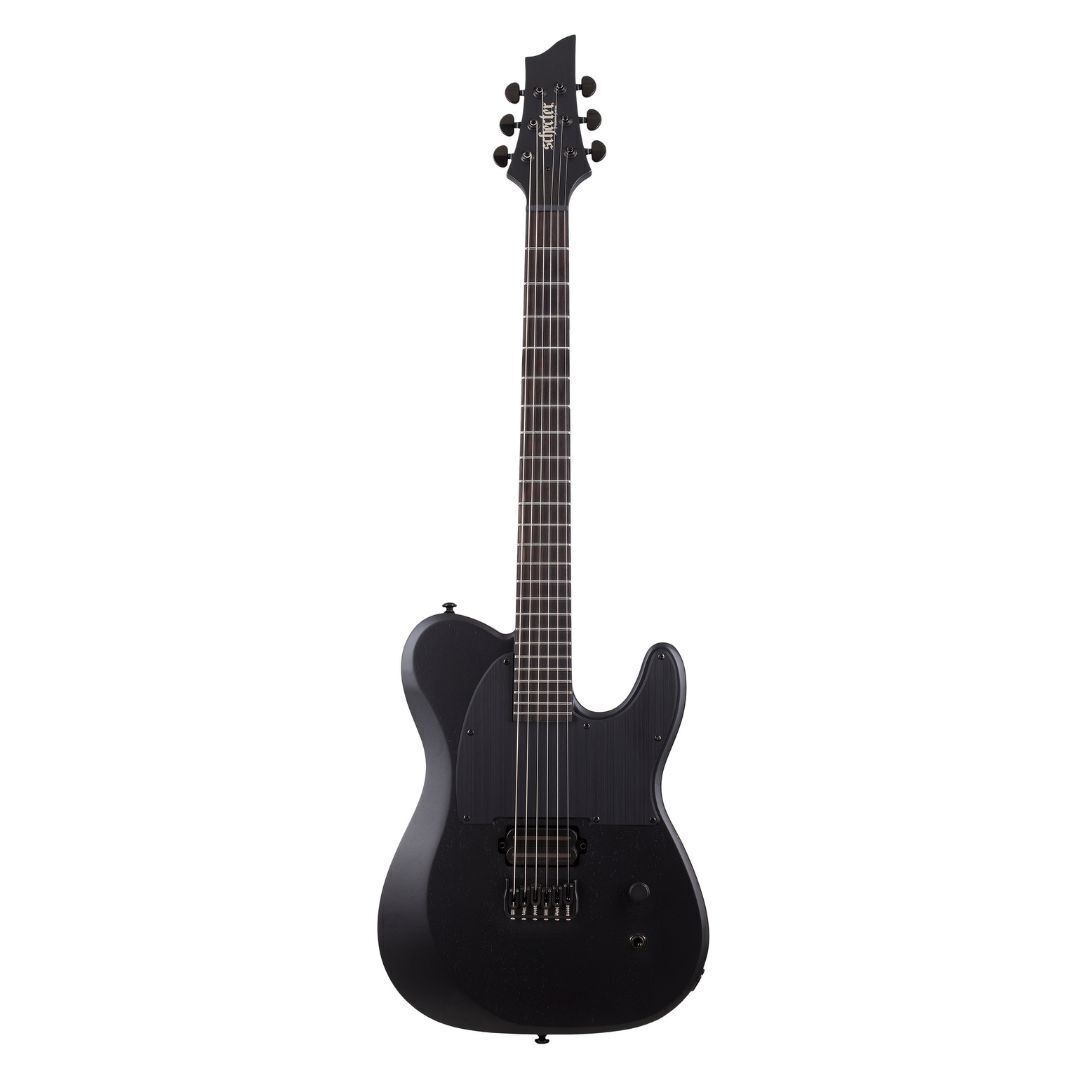 Schecter PT Black Ops Electric Guitar (Satin Black Open Pore)