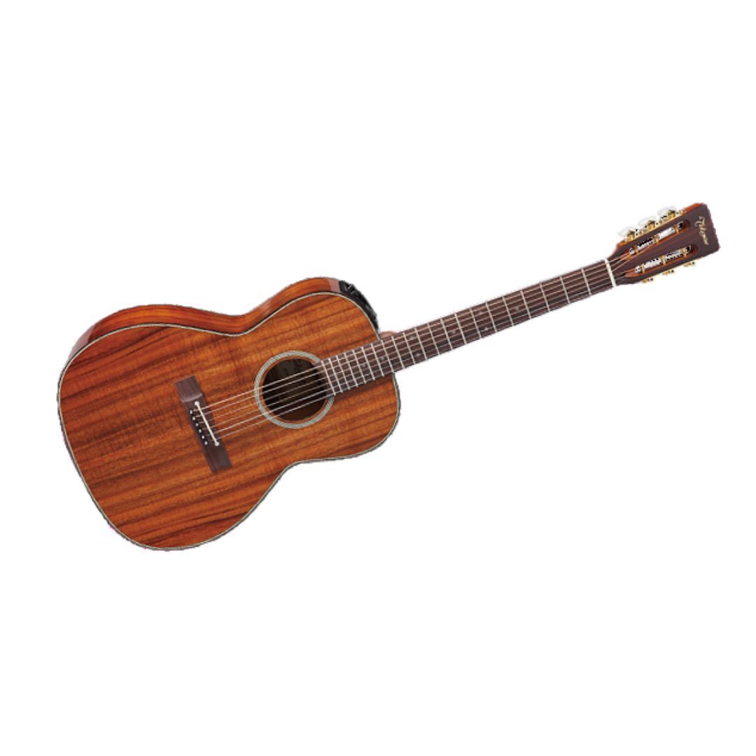 Takamine Made In Japan Orchestra Acoustic Electrric Guitar With Hawaiian Koa Top
