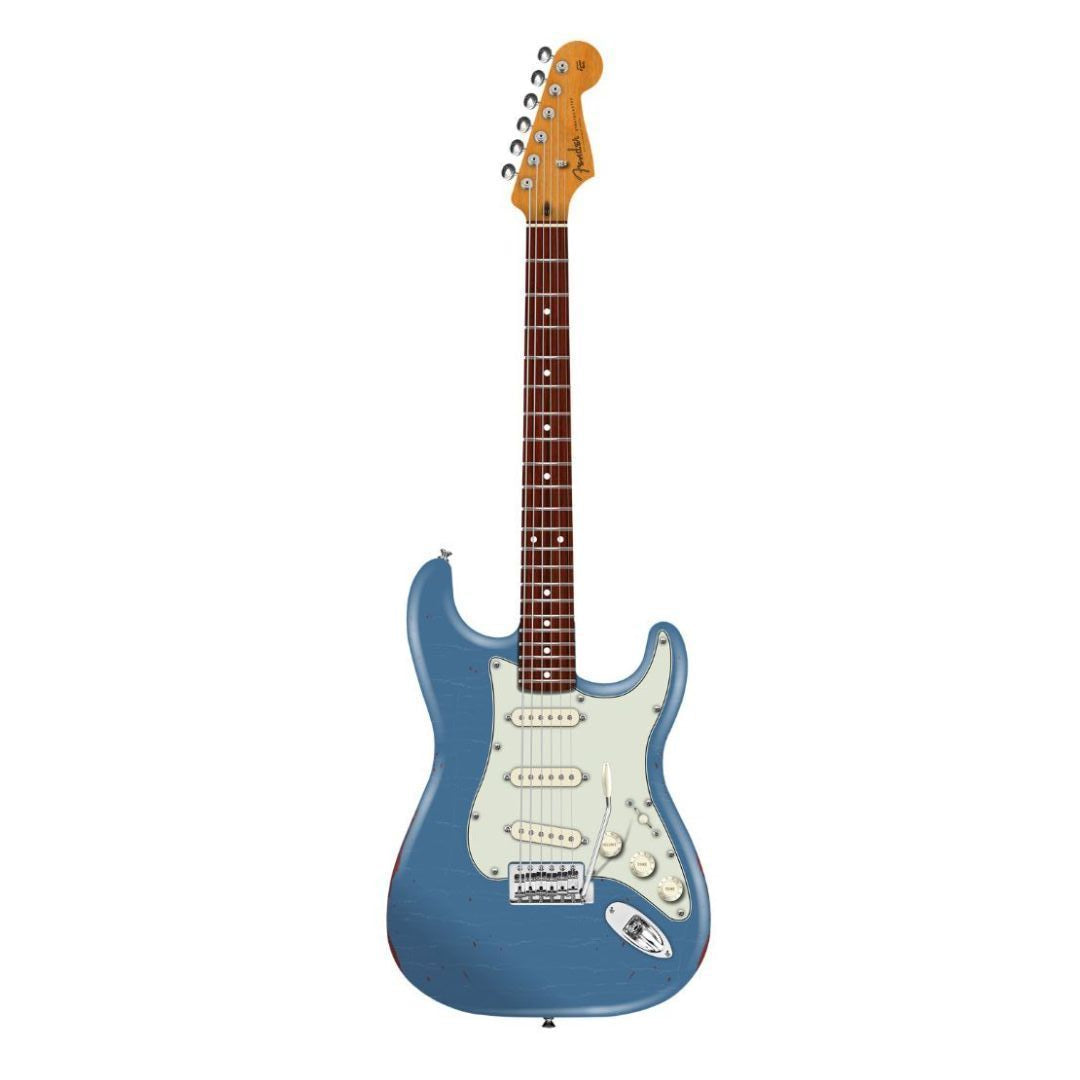 Fender Limited Edition Road Worn '60s Stratocaster, Lake Placid Blue