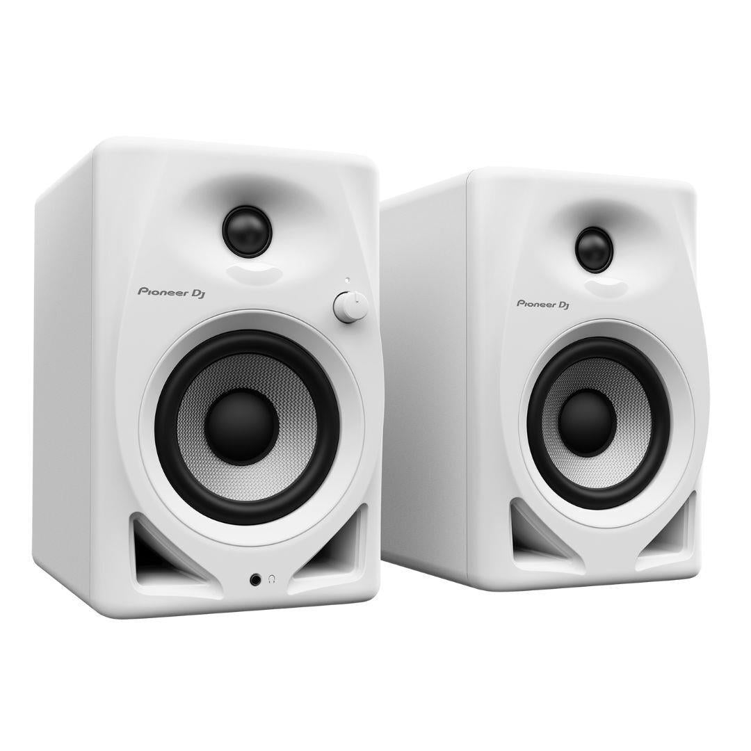 Pioneer DJ DM-40D 20W 4 in. Desktop Active Monitor Speakers (Pair, White)
