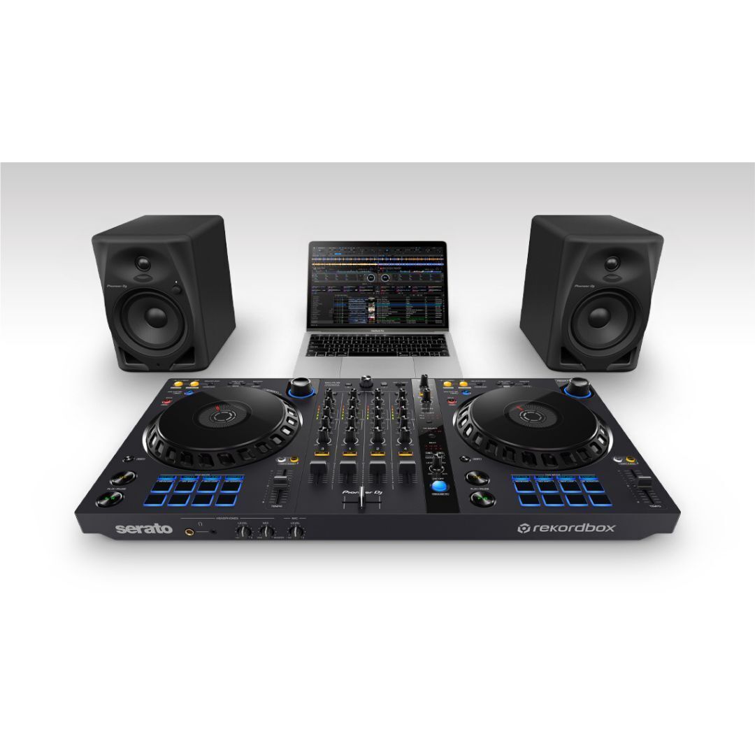 Pioneer DJ DM-50D 25W 5 in. Desktop Active Monitor Speakers (Pair, Black)