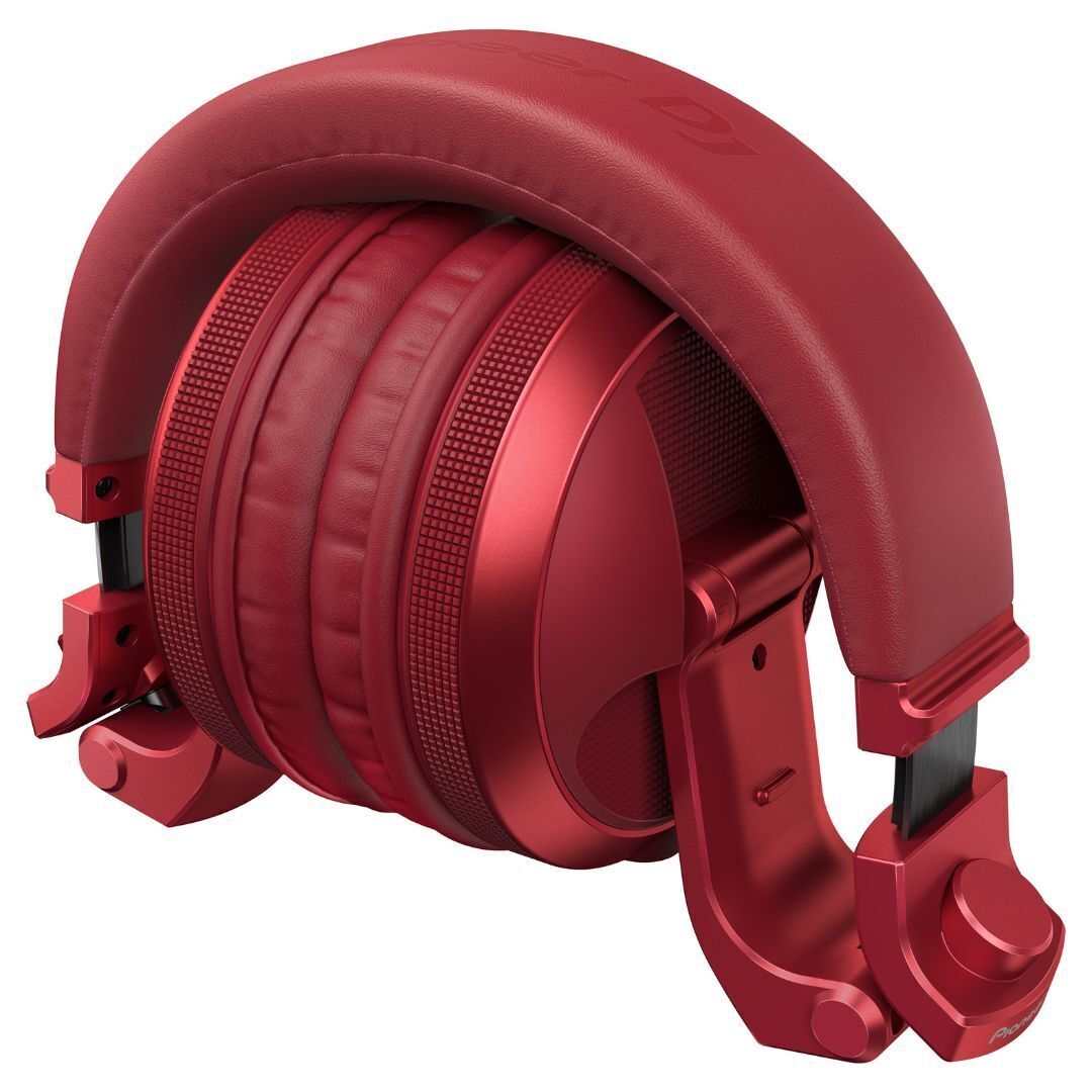 Pioneer DJ HDJ-X5BT Professional Closed-Back Over-Ear DJ Headphones (Red)