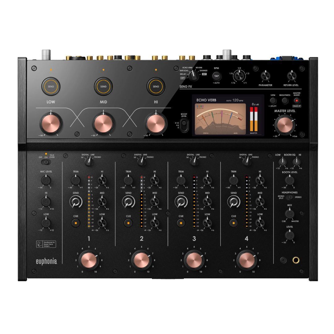 AlphaTheta Euphonia Professional 4-channel Rotary Mixer