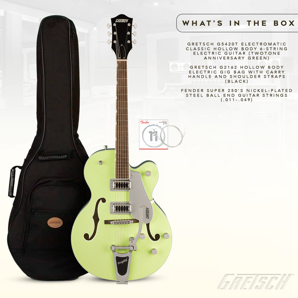 Gretsch G5420T Electromatic Classic Single Cut Electric Guitar Bundle