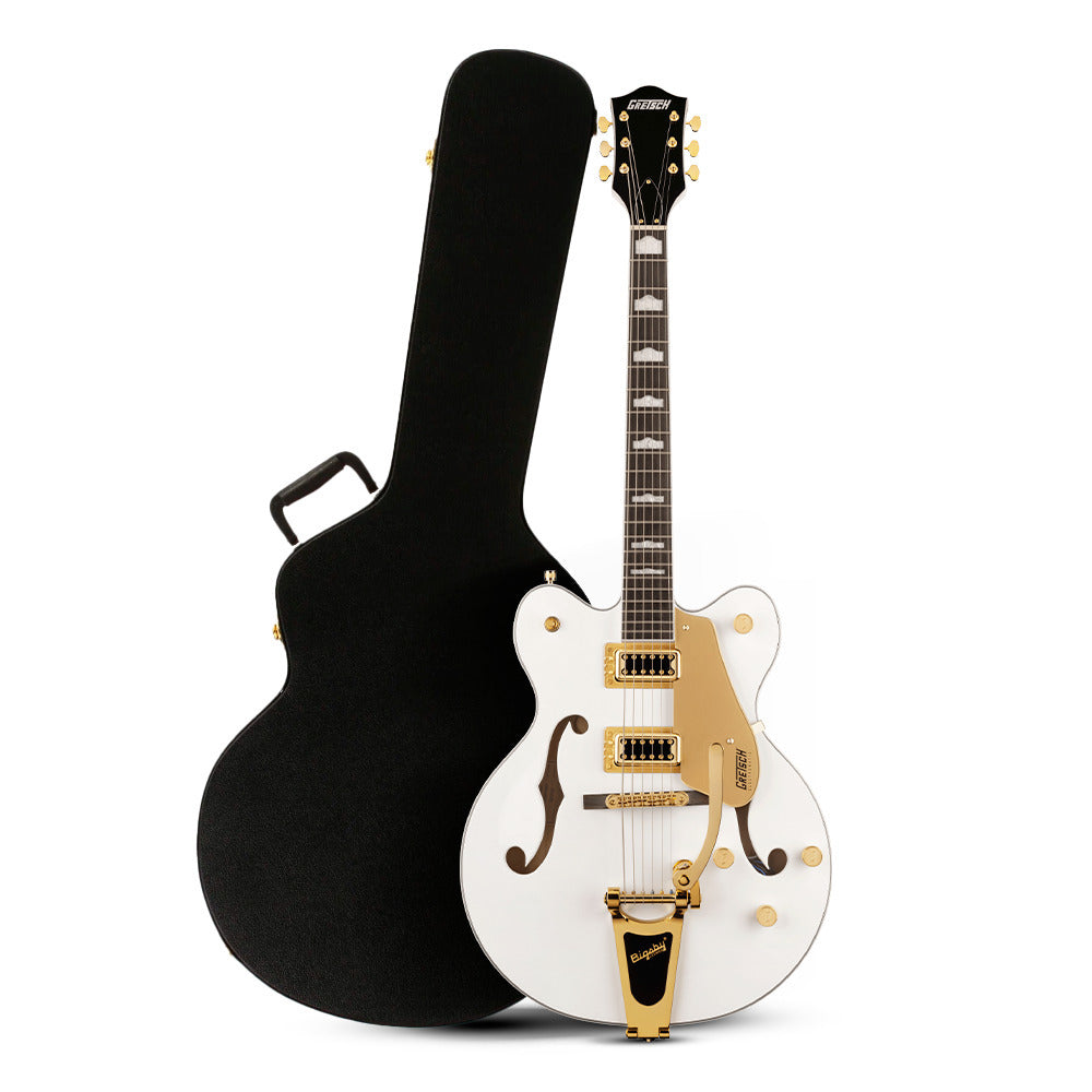Gretsch G5422TG Electromatic Bigsby Electric Guitar (Snowcrest White) with Case