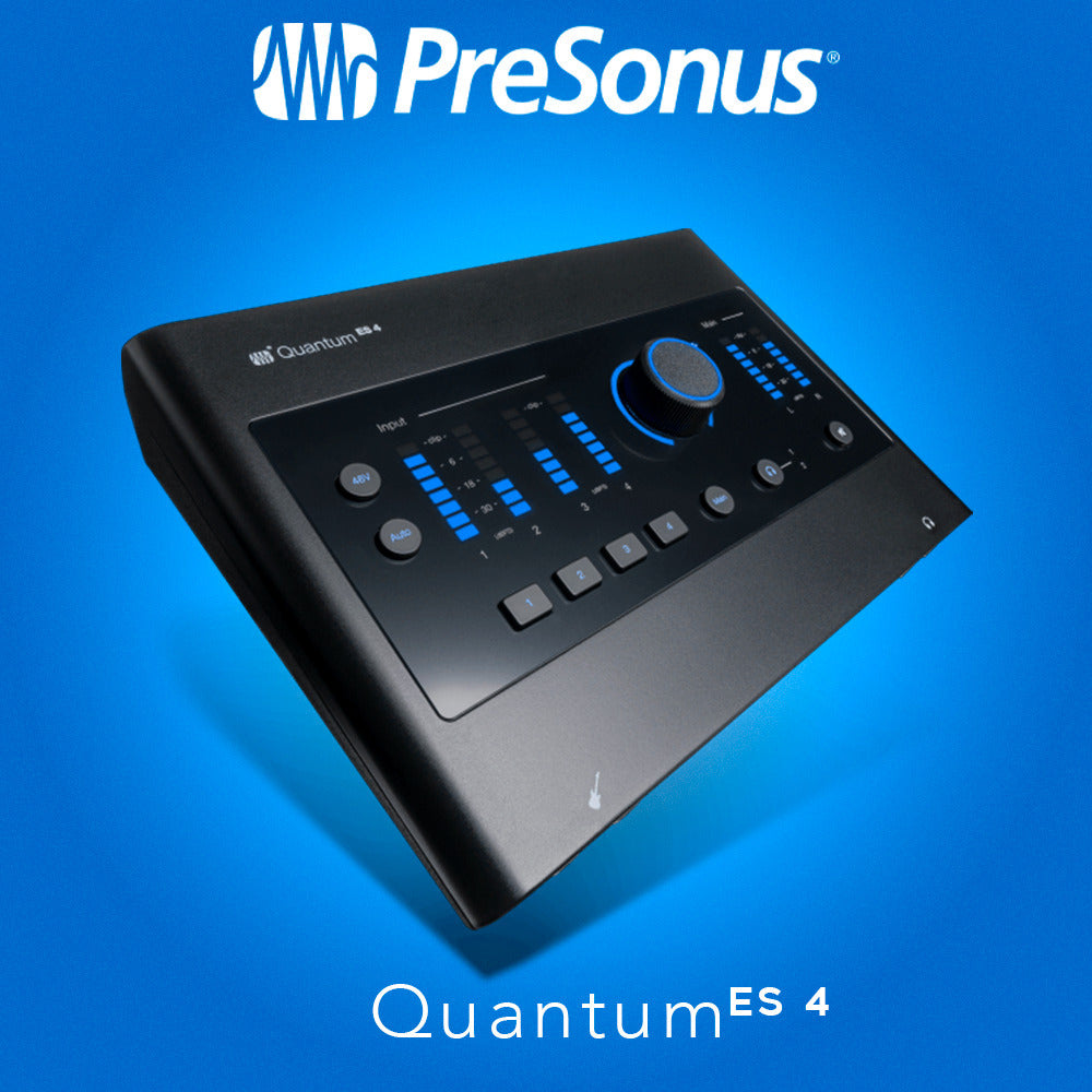PreSonus Quantum ES4 4x4 USB-C Audio Interface with Knox Gear Headphones Bundle