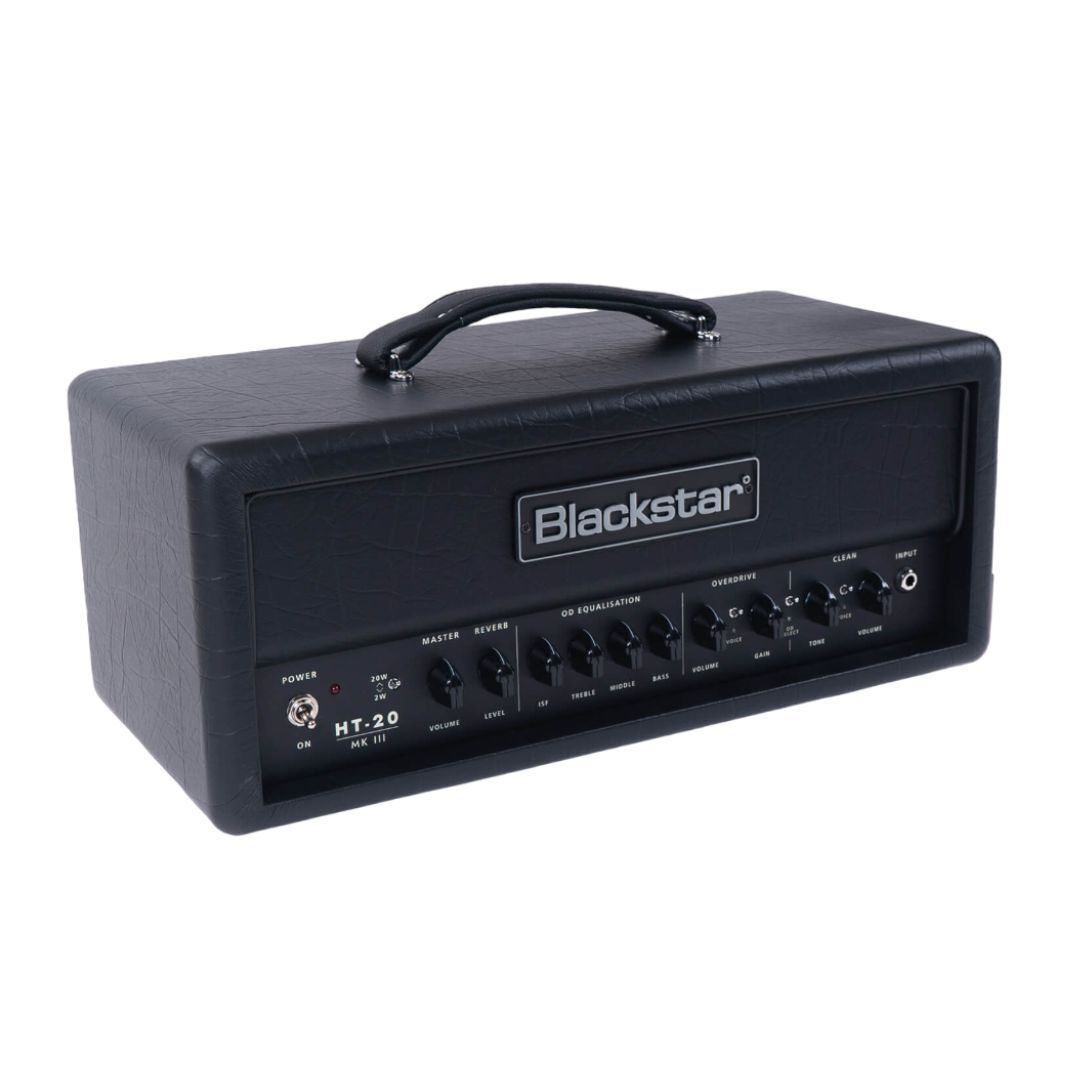 Blackstar HT-20RH MK3 20W Tube Amp Head with IR-Based CabRig Speaker Simulator (Black)