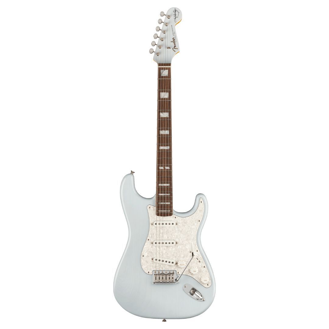 Fender Kenny Wayne Shepherd Stratocaster Guitar Transparent Faded Sonic Blue