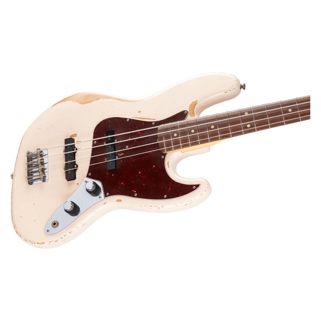 Fender Flea Jazz Bass, Rosewood Fingerboard, Roadworn Shell Pink