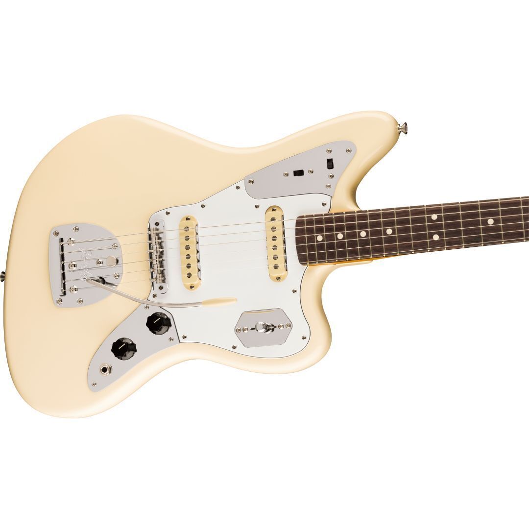 Fender Johnny Marr Jaguar, Rosewood Fingerboard - Olympic White