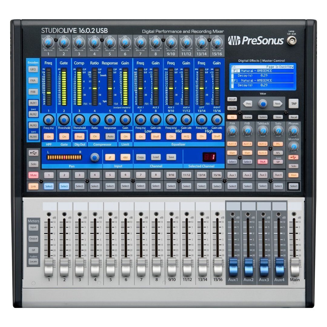 PreSonus StudioLive Classic 16.0.2 16-Channel USB Digital Console Mixer