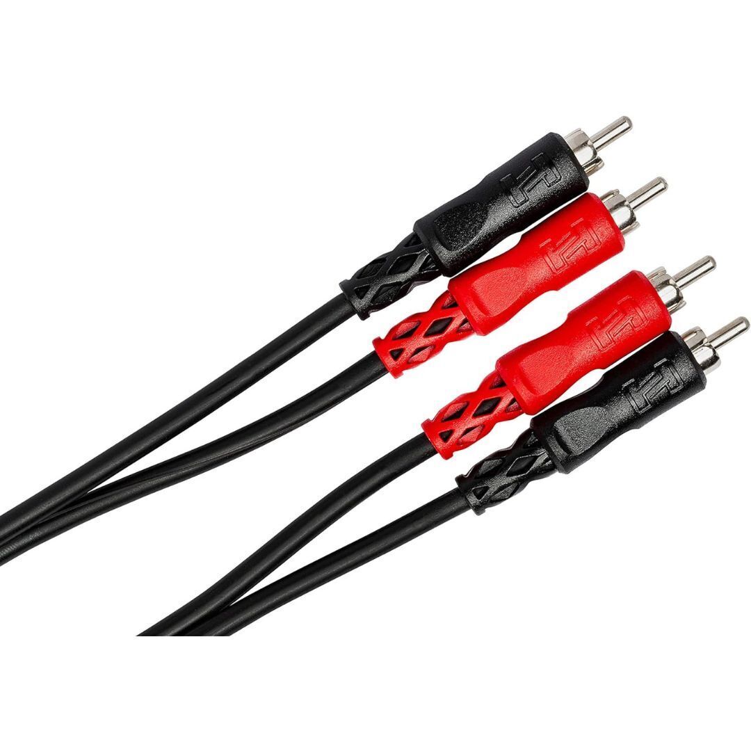 Hosa CRA-204 Dual RCA to Dual RCA Stereo Interconnect Cable (4 Meters)