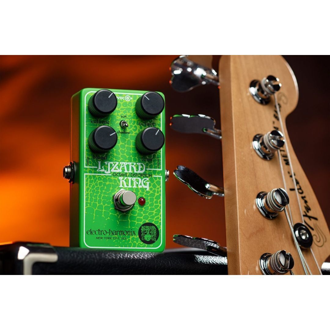 Electro-Harmonix Lizard King Octave Fuzz Pedal for Bass