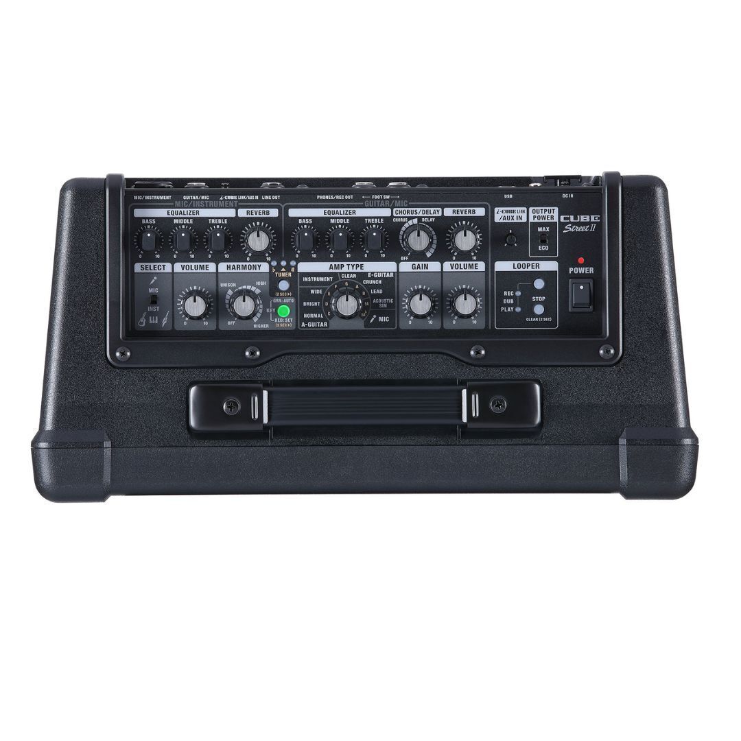 Boss CUBE Street 2-2x6.5 Inch 10-watt Battery Powered Combo Amp - Black