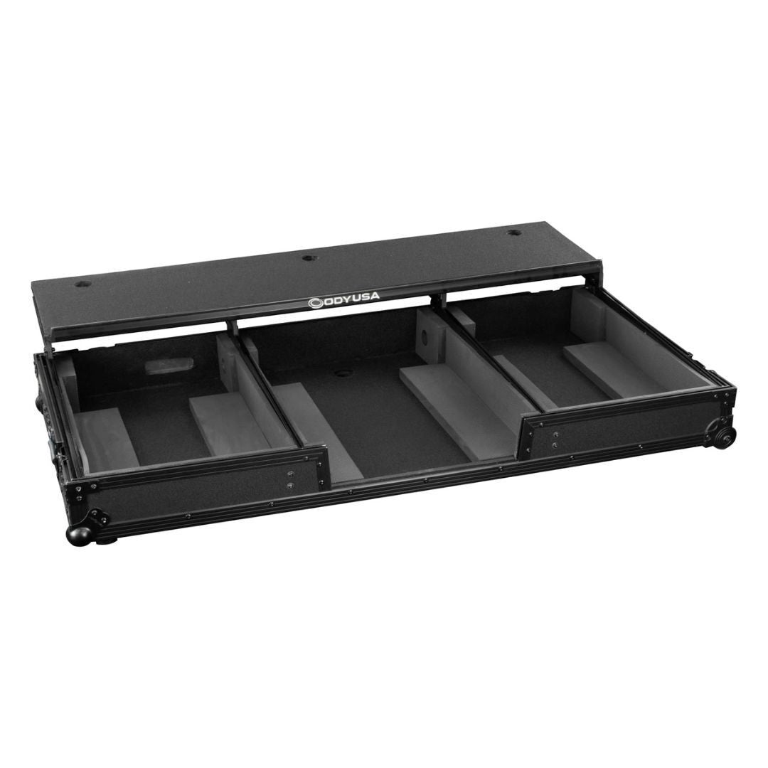 Odyssey Glide Style Black Label DJ Coffin Flight Case with Wheels
