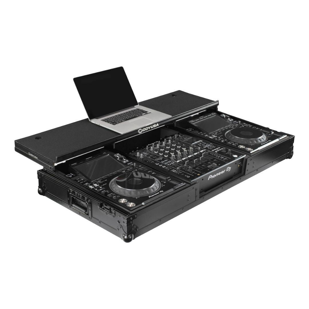 Odyssey Glide Style Black Label DJ Coffin Flight Case with Wheels