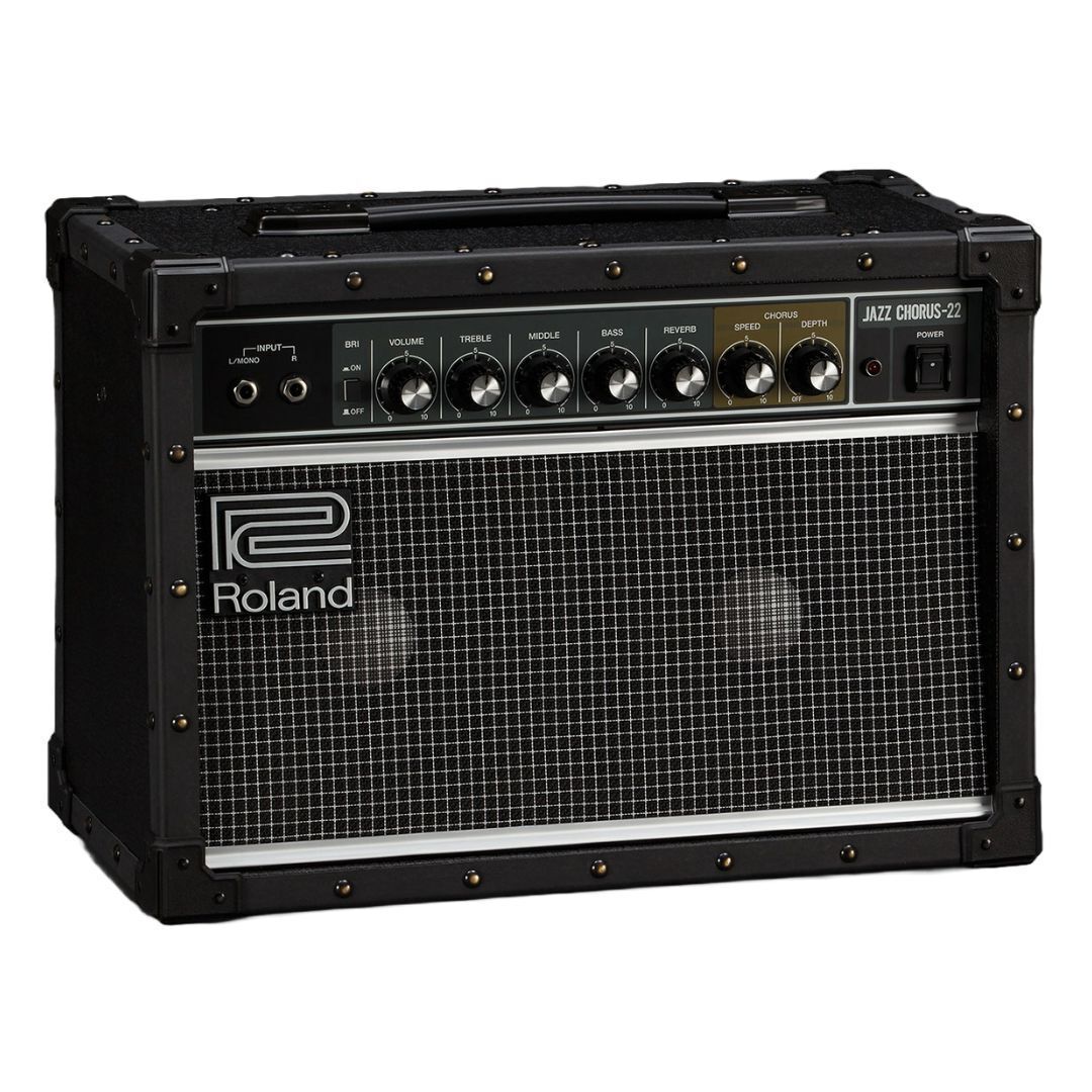 Roland JC-22 Jazz Chorus 40-Watt Guitar Amplifier with Two 6.5-Inch Speakers