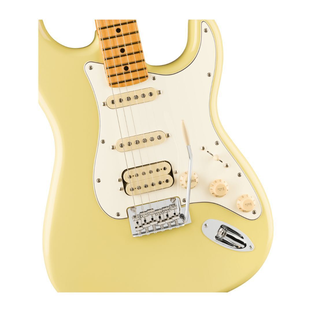Fender Player II Stratocaster, Maple Fingerboard, Hialeah Yellow Electric Guitar