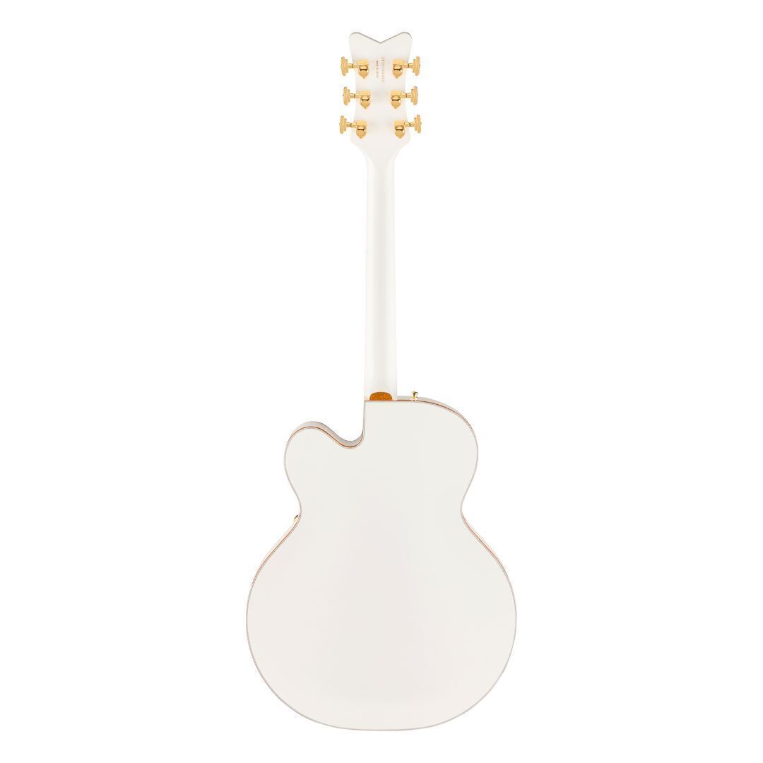 Gretsch Falcon Hollow Body Electric Guitar with Ebony Fingerboard (White)