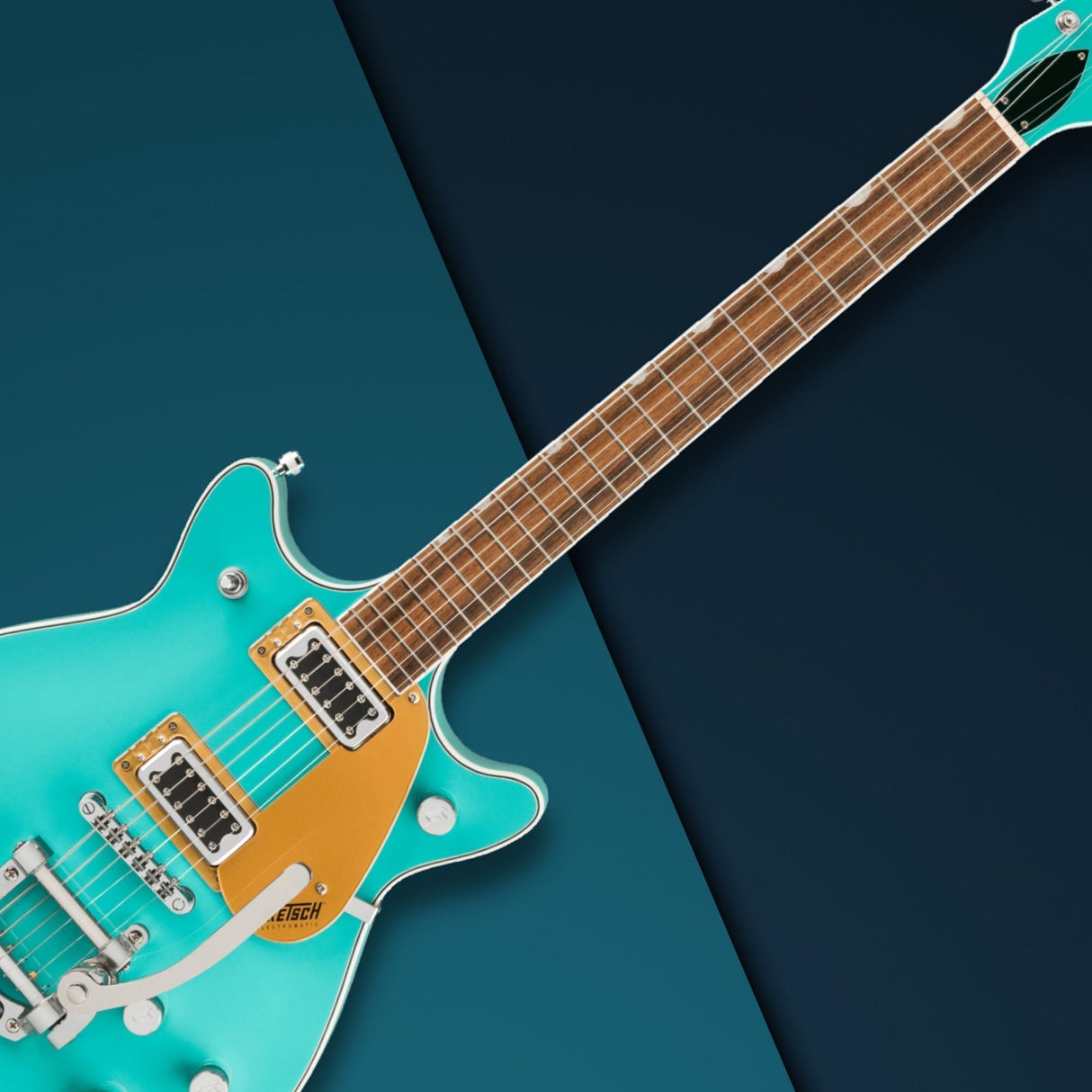 Gretsch G5232T Electromatic Double Jet FT Electric Guitar (Caicos Green)