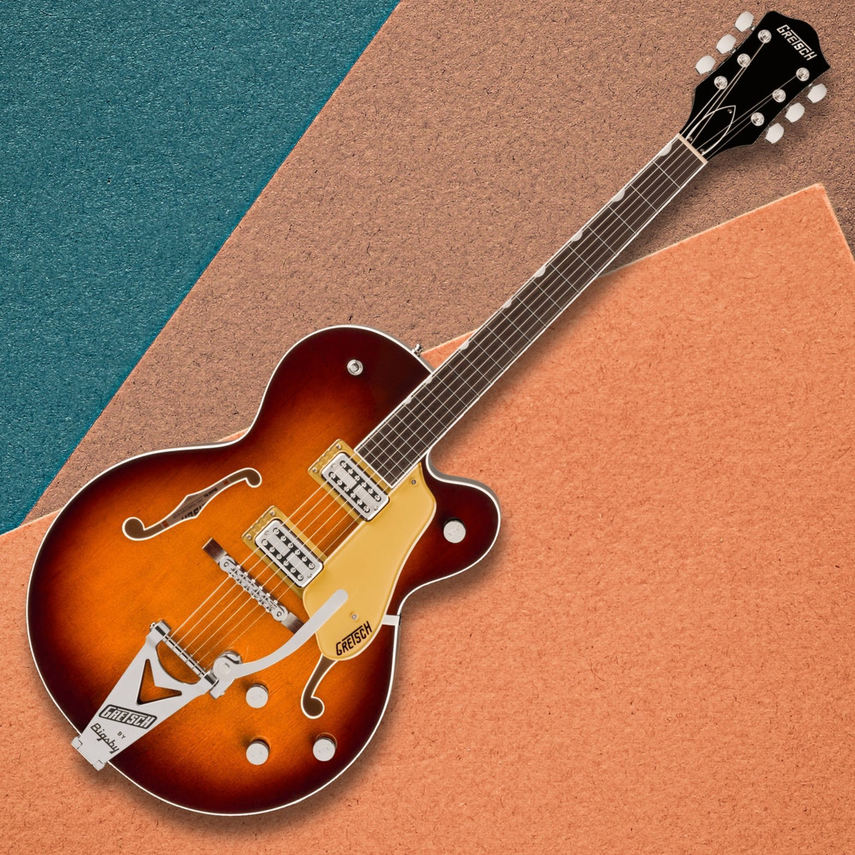 Gretsch Tennessean Electric Guitar with String-Thru Bigsby (Havana Burst)