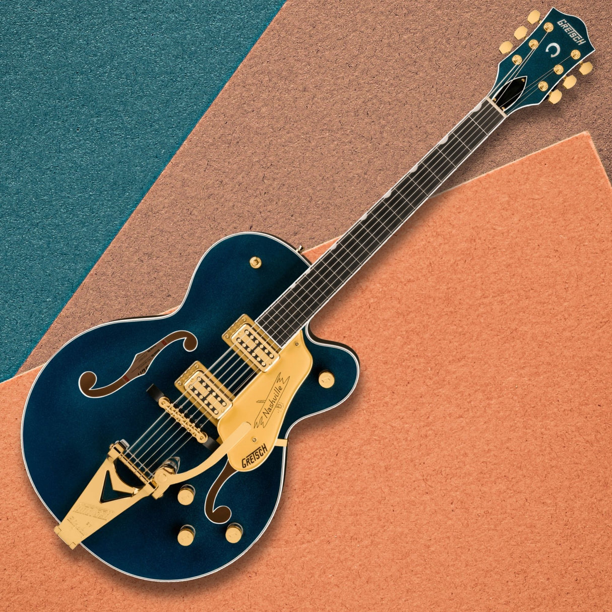 Gretsch Nashville Hollow Body Electric Guitar (Midnight Sapphire)