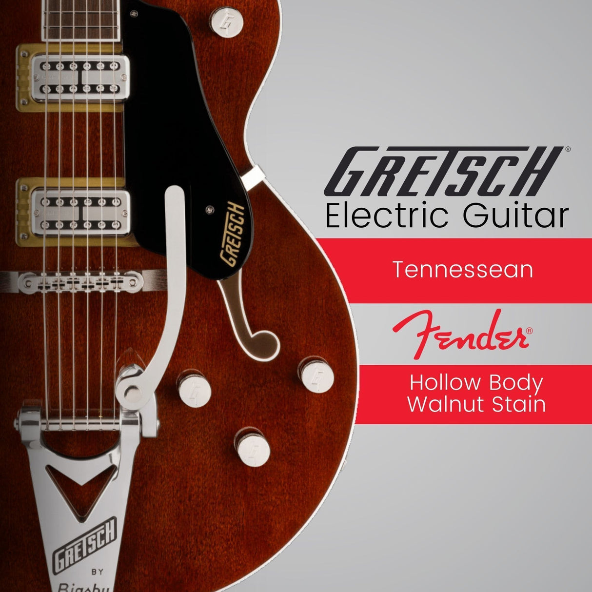Gretsch Tennessean Hollow Body Electric Guitar Walnut Stain)